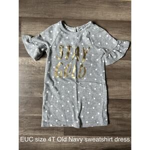 Size 4T Old Navy Sweatshirt Dress